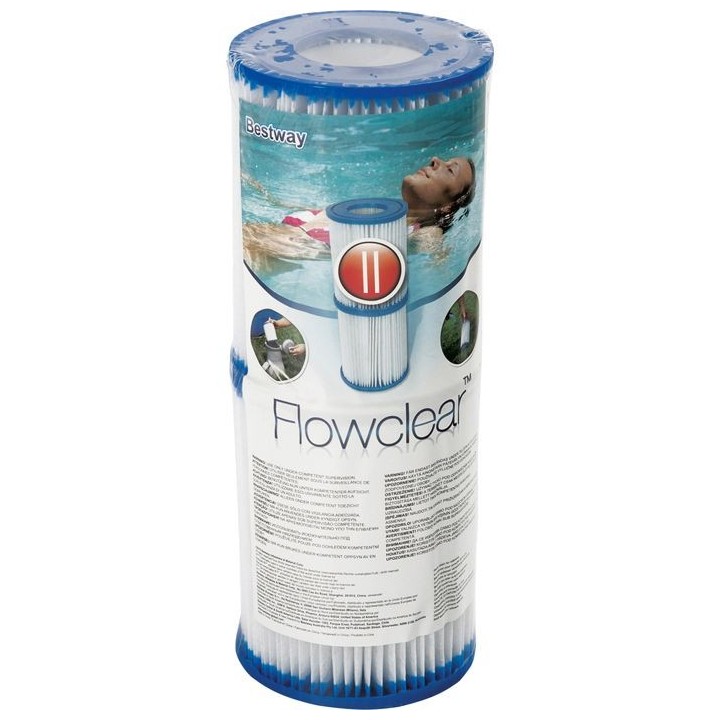 Cartouche de filtre pour pompe de piscine Bestway type II