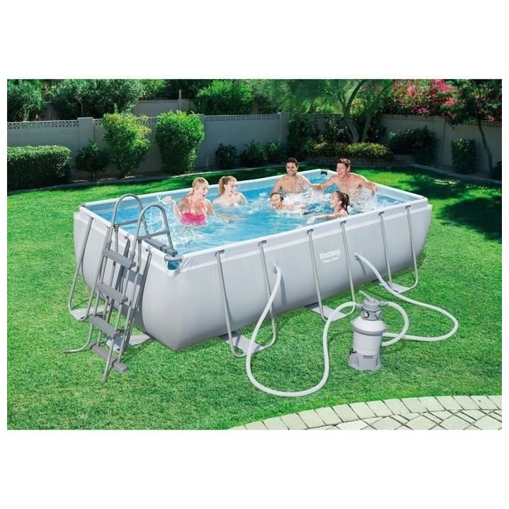 Kit Piscine hors sol tubulaire BESTWAY - Power Steel™ - 404 x 201 x