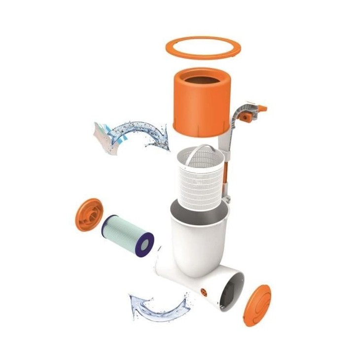 Pompe de filtration pour piscine Flowclear Skimatic - Bestway - Filtre