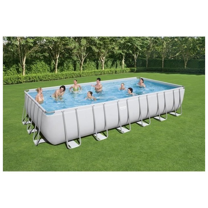 Kit Piscine hors sol tubulaire BESTWAY Power Steel™- 732 x 366 x H 1