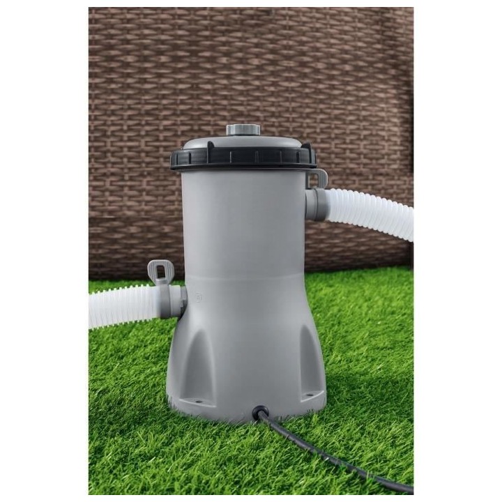Filtre a cartouche Bestway - 3028 L/H - Gris - Pompe filtrante - Type