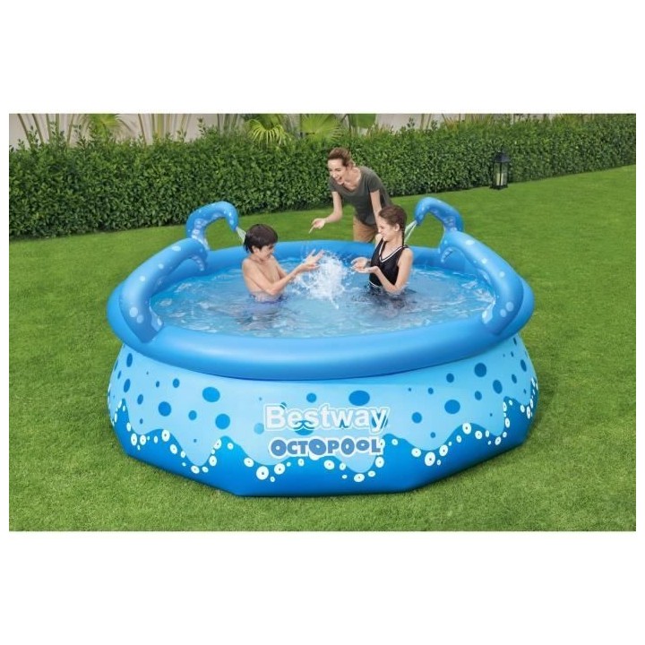 Piscine hors sol autoportante BESTWAY - Fast Set Pieuvre Octopool - 27