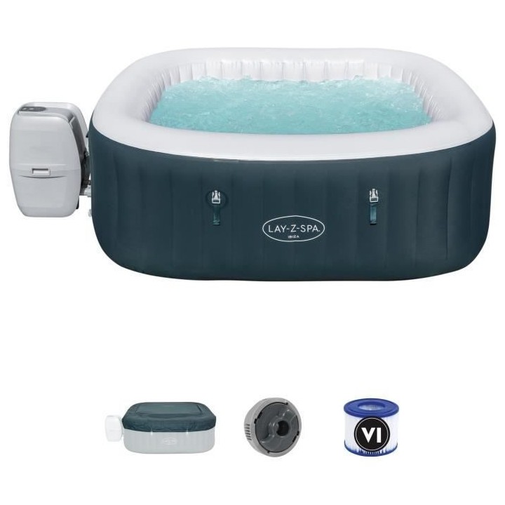 Spa gonflable BESTWAY - Lay-Z-Spa Ibiza Airjet - 180 x 180 x 66 cm - 4