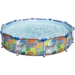 Piscine hors sol tubulaire BESTWAY - Steel Pro™ - 305 x 66 cm - Rond