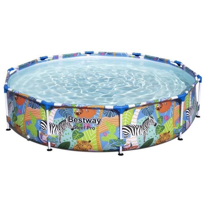Piscine hors sol tubulaire BESTWAY - Steel Pro™ - 305 x 66 cm - Rond