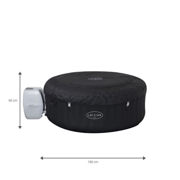 Spa gonflable rond Lay-Z-Spa™ Miami - BESTWAY - 180 x 66 cm - 2 a 4