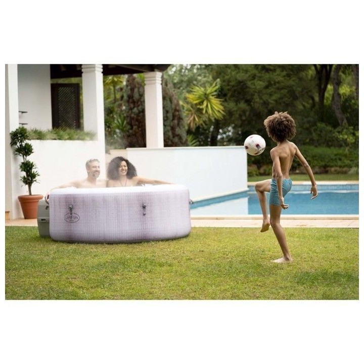 BESTWAY Spa gonflable Lay-Z-Spa Cancun Airjet™ rond 2 a 4 personnes,
