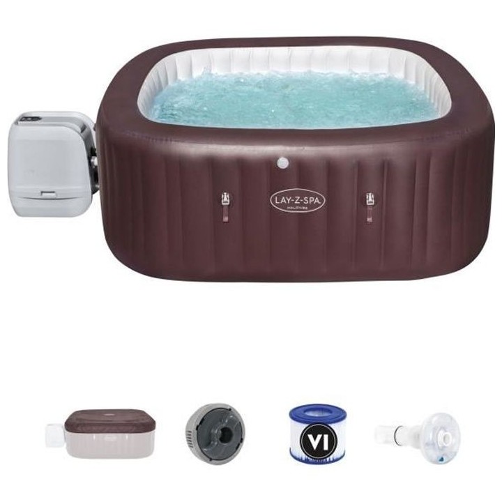 Spa gonflable BESTWAY - Lay-Z-Spa Maldives - 201 x 201 x 80 cm - 5 a 7
