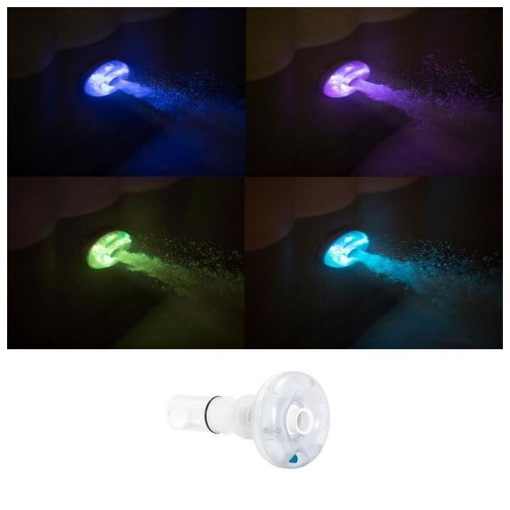 Spa gonflable BESTWAY - Lay-Z-Spa Maldives - 201 x 201 x 80 cm - 5 a 7