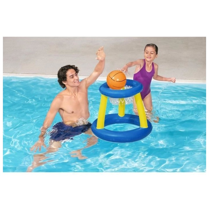 Jeu de piscine Panier de Basket flottant - BESTWAY - 52418 - Ballon, 3