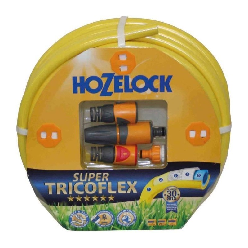 Tuyau d'arrosage HOZELOCK Super Tricoflex Ultimate Ø 15 mm Longueur 20 m (140834)