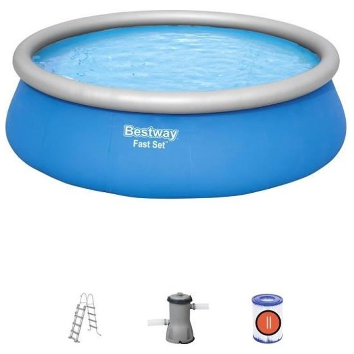 Kit Piscine hors sol autoportante BESTWAY - Fast Set - 457 x 122 cm -