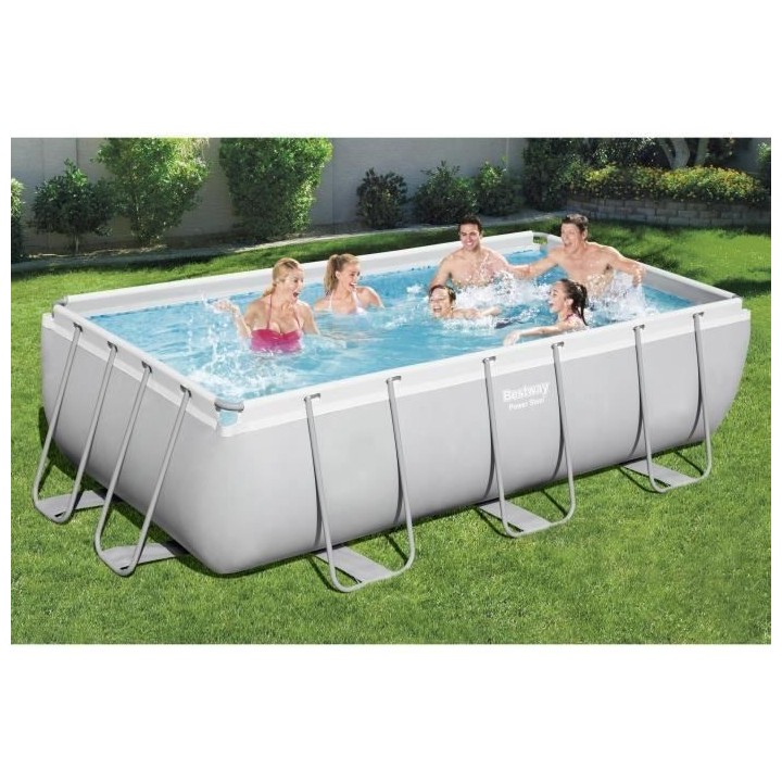 Kit Piscine hors sol tubulaire BESTWAY - Power Steel™ - 404 x 201 x