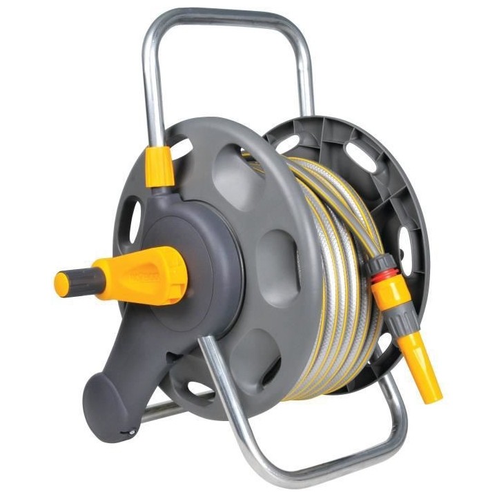 Dévidoir mural ou portable HOZELOCK Tuyau de 25 m fourni ø 12,5 mm (
