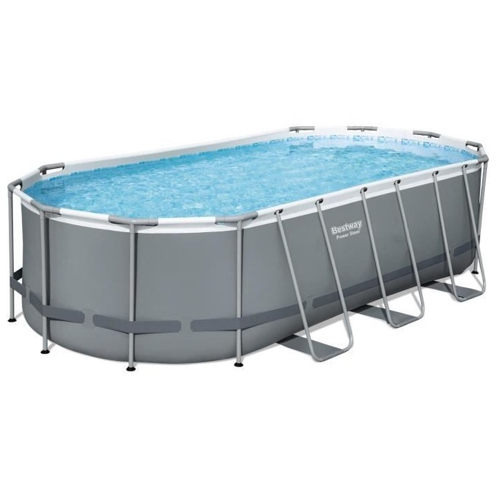 Kit Piscine hors sol tubulaire BESTWAY Power Steel™- 549 x 274 x 122