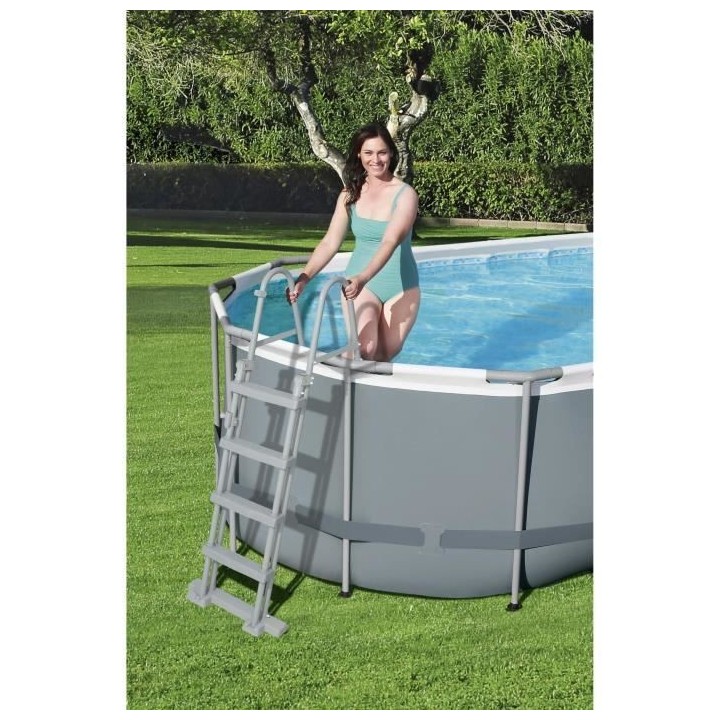 Kit Piscine hors sol tubulaire BESTWAY Power Steel™- 549 x 274 x 122