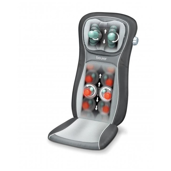 Beurer Housse de siege Shiatsu MG 260 noir Blanc