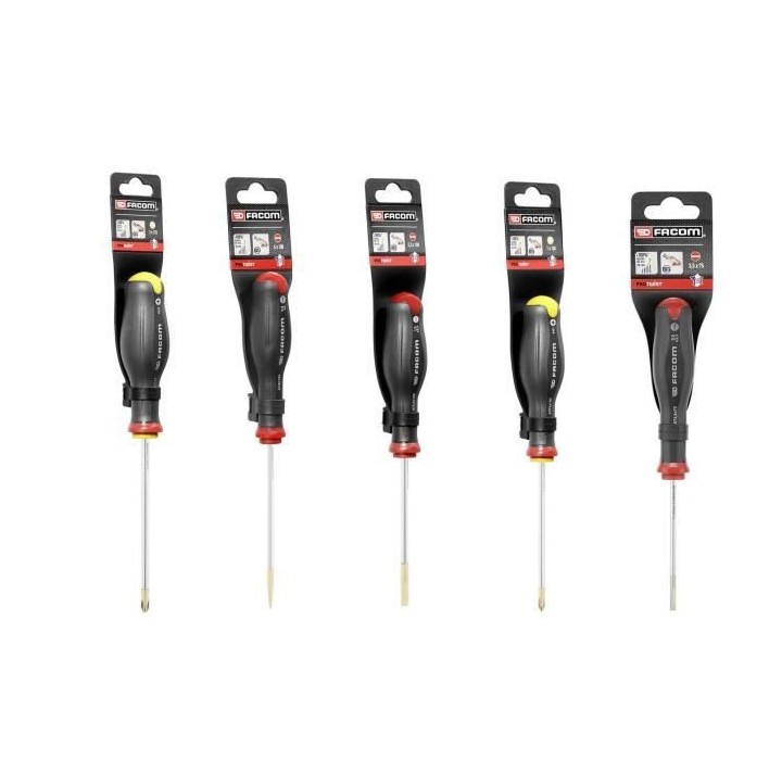 Boite a Outils FACOM - BP.C19NCM1PB - 19 + 16 Outils (Livré avec 5 Tv