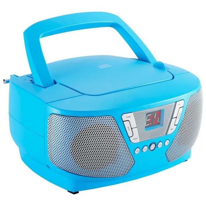 Lecteur Radio CD Portable - BIGBEN INTERACTIVE - CD60BLSTICK - Bleu +
