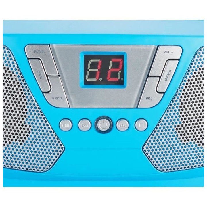 Lecteur Radio CD Portable - BIGBEN INTERACTIVE - CD60BLSTICK - Bleu +