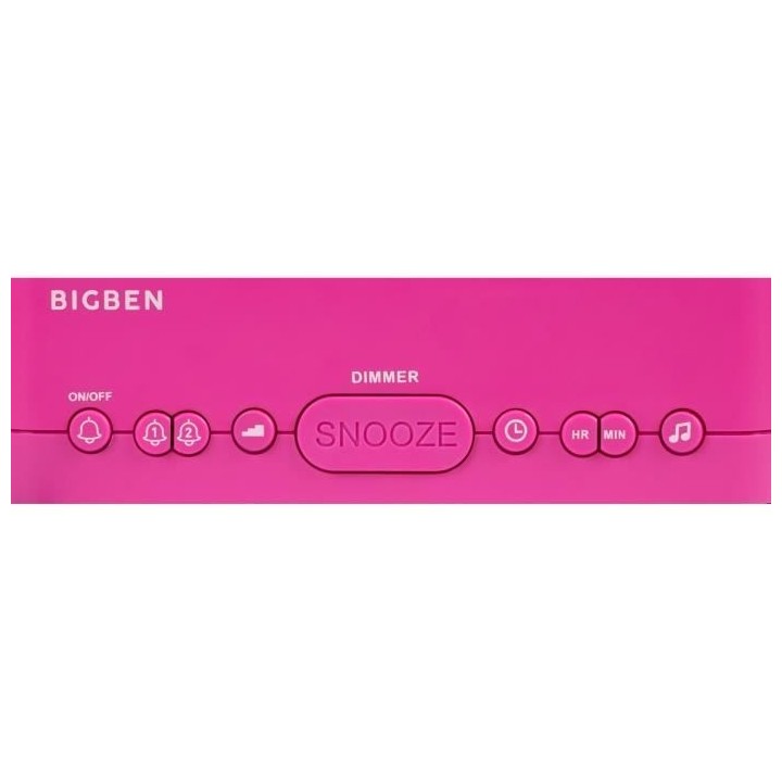 Réveil LED BIGBEN INTERACTIVE R15PRINCESS3D - Effet 3D - Décor princ