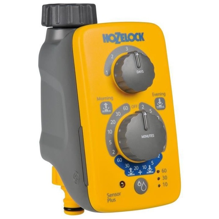 Programmateur d'arrosage HOZELOCK Sensor Plus Temps réglable jusqu'a
