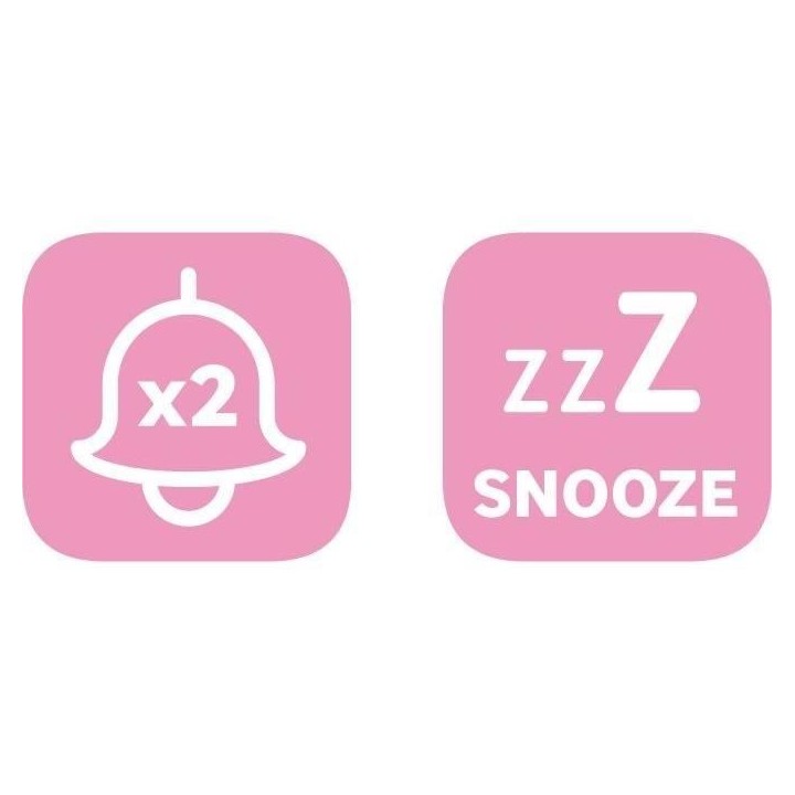 Réveil LED BIGBEN INTERACTIVE R15PRINCESS3D - Effet 3D - Décor princ