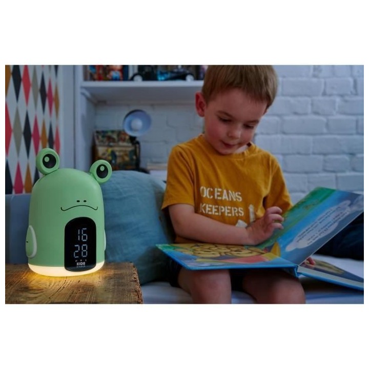 Réveil Veilleuse - BIGBEN INTERACTIVE - Trevor - Vert - 3 sons origin