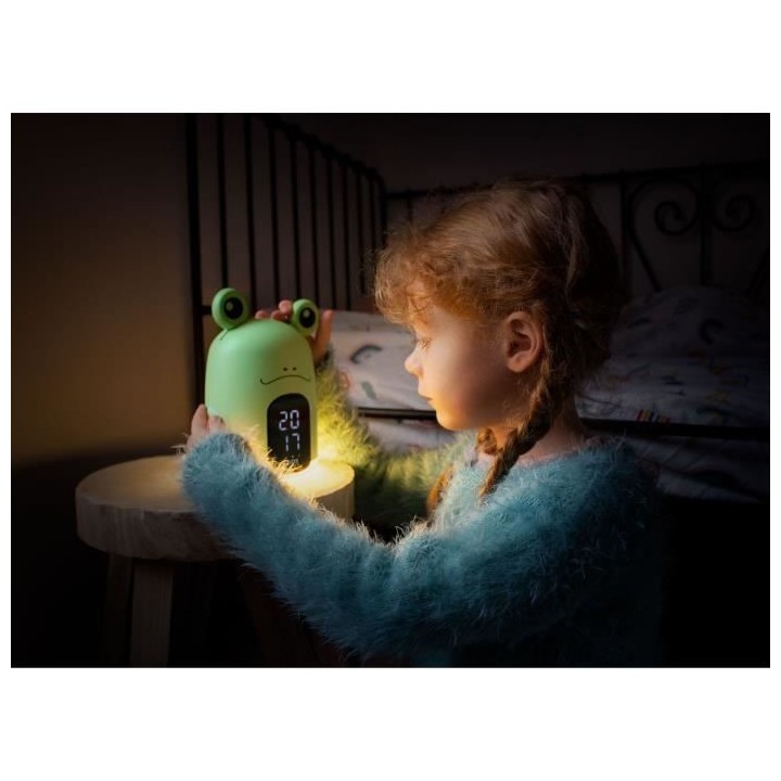 Réveil Veilleuse - BIGBEN INTERACTIVE - Trevor - Vert - 3 sons origin