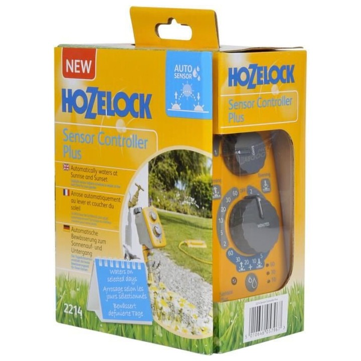 Programmateur d'arrosage HOZELOCK Sensor Plus Temps réglable jusqu'a