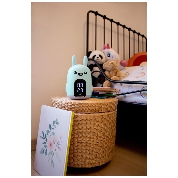 Réveil et Veilleuse Lapin - BIGBEN INTERACTIVE - Baxter - 3 sons orig