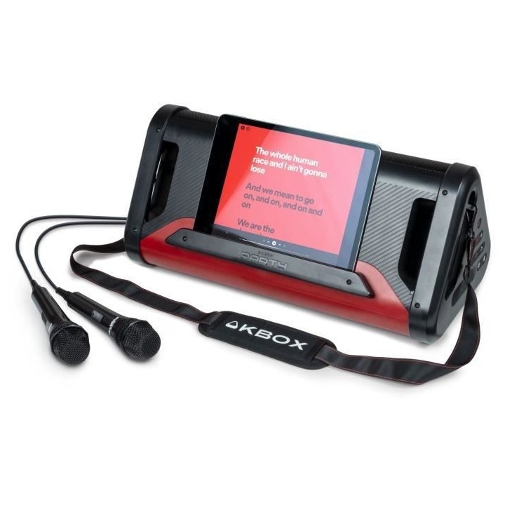 BIGBEN PARTYBTIPKBOX Enceinte Bluetooth Karaoké - 200W - Effets lumin