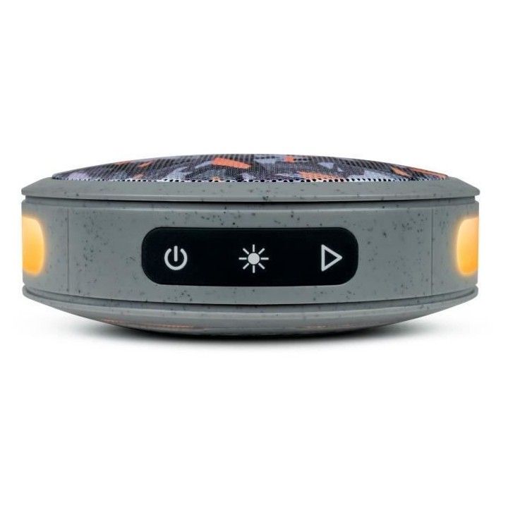 BIGBEN Party - Enceinte Bluetooth ronde avec dragonne et effets lumine
