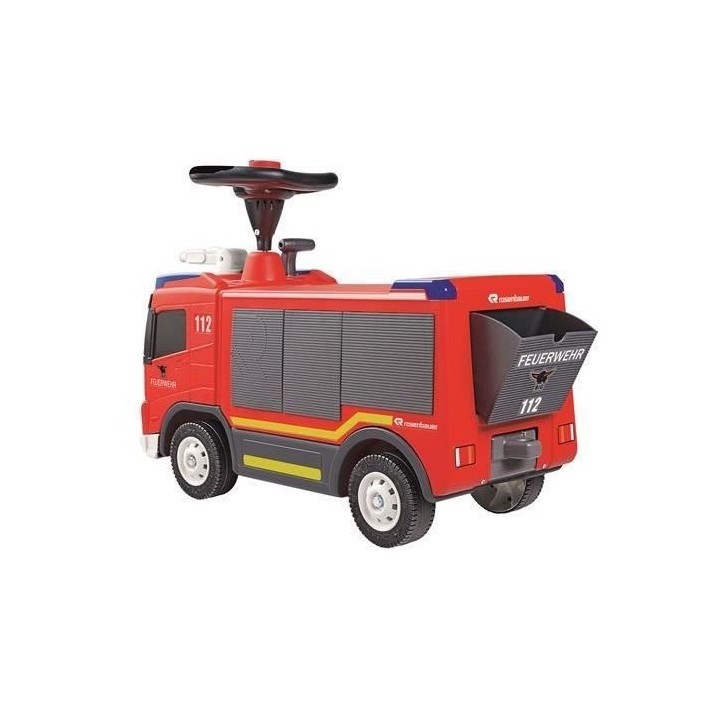 Smoby - Big Camion de Pompier lance a eau - Volant avec klaxon - Fonct