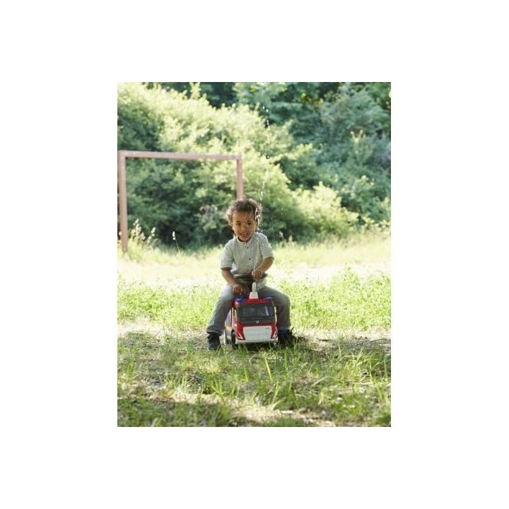 Smoby - Big Camion de Pompier lance a eau - Volant avec klaxon - Fonct