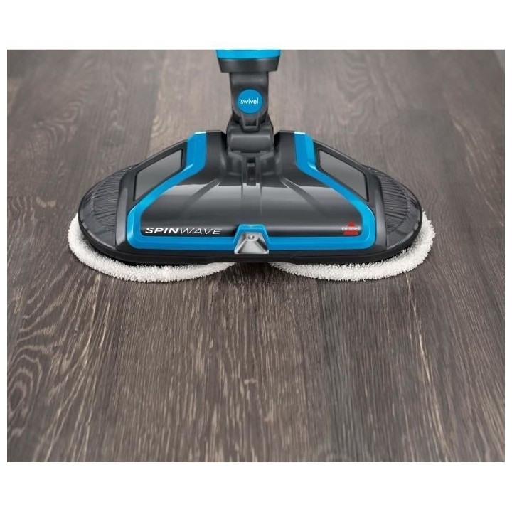 BISSELL SpinWave - Nettoyeur 2 en 1 - Planchers et Carrelages - 2 tamp