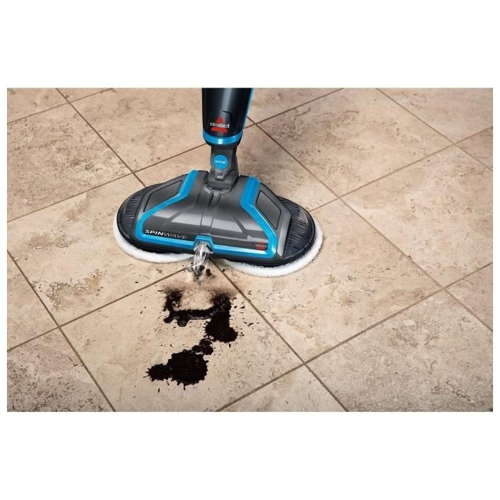 BISSELL SpinWave - Nettoyeur 2 en 1 - Planchers et Carrelages - 2 tamp