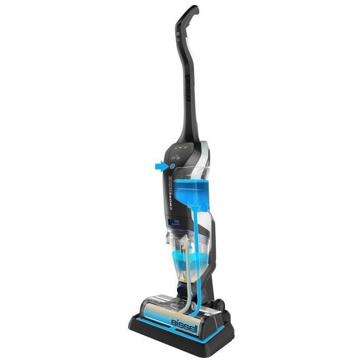 BISSELL Crosswave Cordless MAX 2767N - Aspirateur Laveur sans fil pour