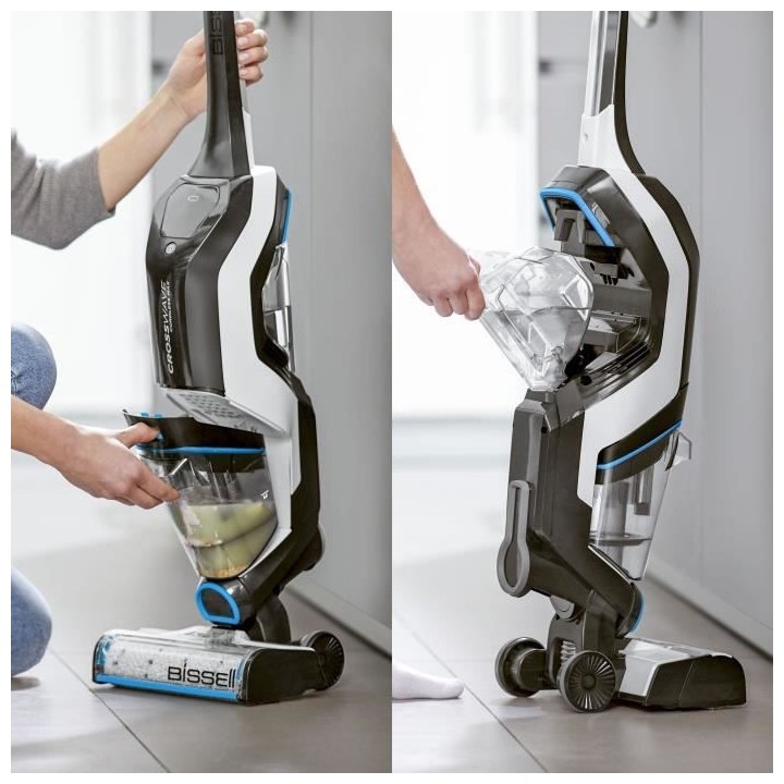 BISSELL Crosswave Cordless MAX 2767N - Aspirateur Laveur sans fil pour