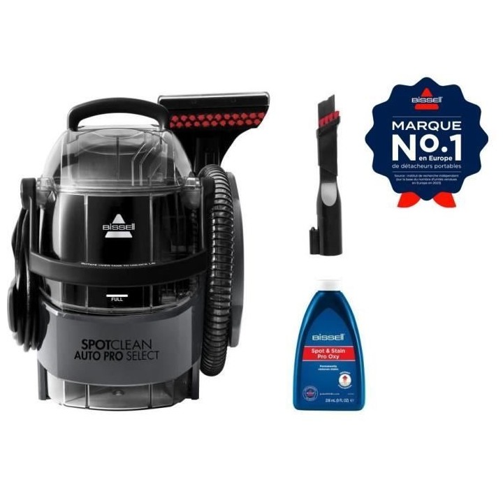 BISSELL SpotClean Auto Pro Select 3730N - Détache, Nettoie et Aspire