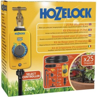 Kit d'arrosage HOZELOCK Micro irrigation 25 pots Tuyau : 15 m Ø 13 mm
