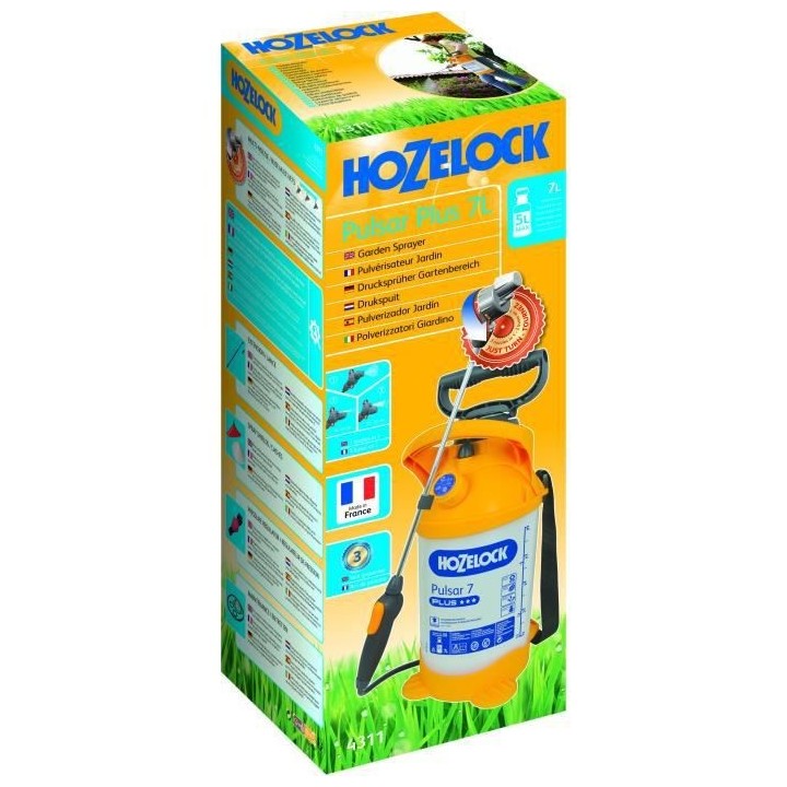 Pulvérisateur d'arrosage HOZELOCK Pulsar 7 Plus 7L Lance : 40 cm (431
