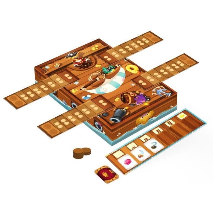 Jeu de société - BLACKROCK - LA PLANCHE DES PIRATES - Jeu d'ambiance