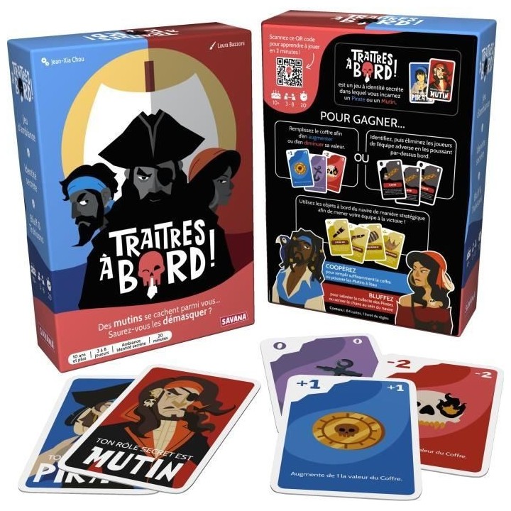 Traîtres a bord - Jeu de société - BLACKROCK