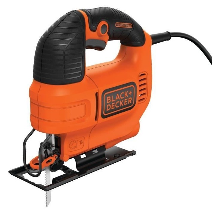 BLACK+DECKER Scie Sauteuse Pendulaire Filaire 520W KS701E-QS Vitesse V