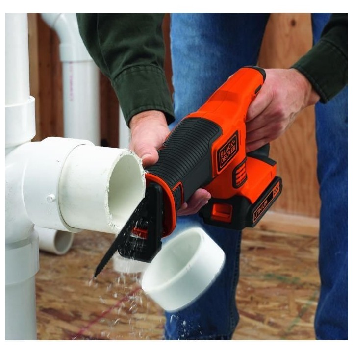 Scie Sabre sans fil BLACK+DECKER - 18V - Débattement 22mm - Livrée a