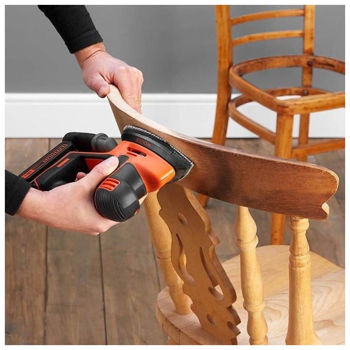 Ponceuse de détail sans-fil 18V BLACK+DECKER (Livrée sans batterie)