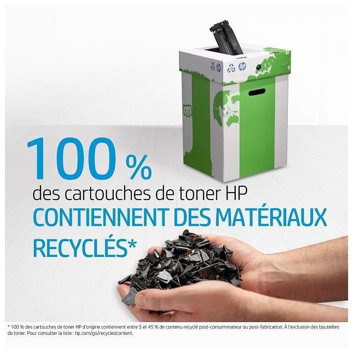 HP 201X Pack 3 cartouches de toner trois couleurs LaserJet grande capa