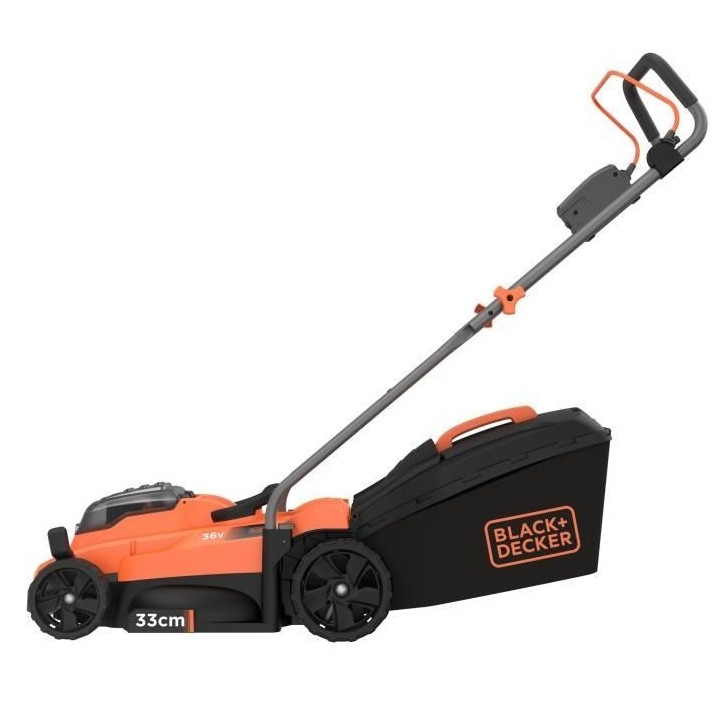 Tondeuse a Gazon Electrique Sans Fil 36V BCMW3336L1-QW - BLACK+DECKER