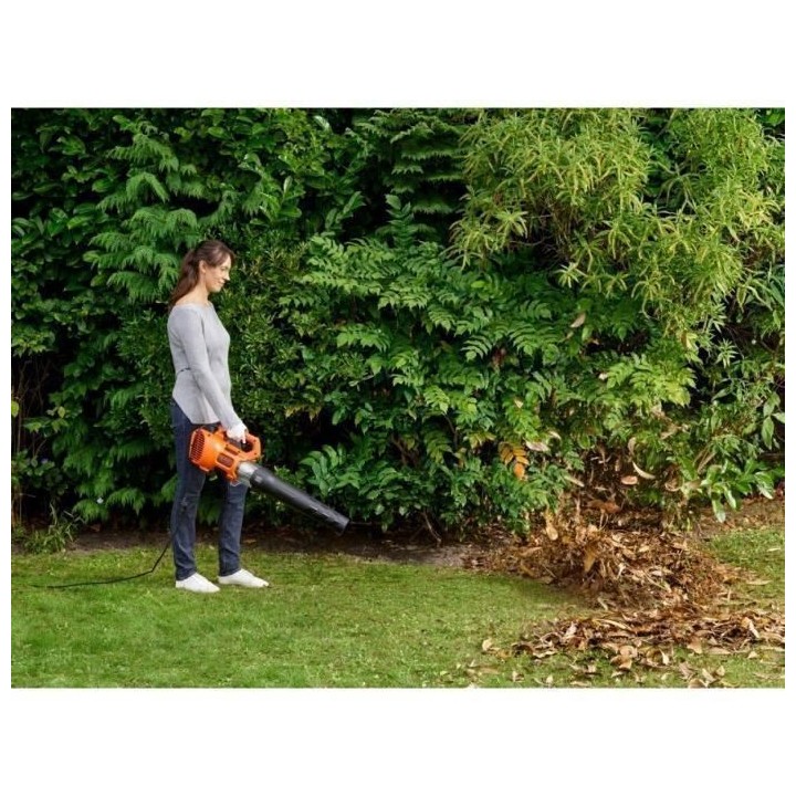 Souffleur axial filaire BLACK+DECKER - BEBL185-QS - 1850W - 2 vitesses